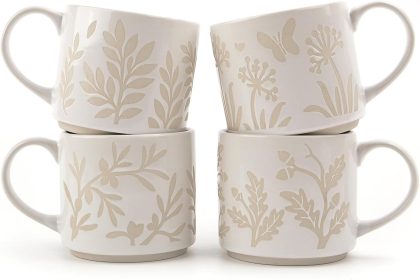 14 oz Ceramic Mugs for Latte
