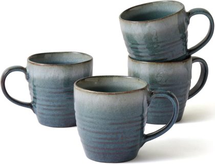 Ceramic Coffee Mugs 4 Pack