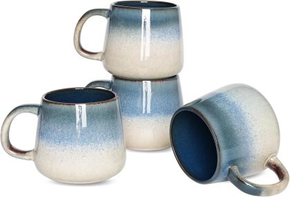 Ceramic Coffee Mug Set of 4
