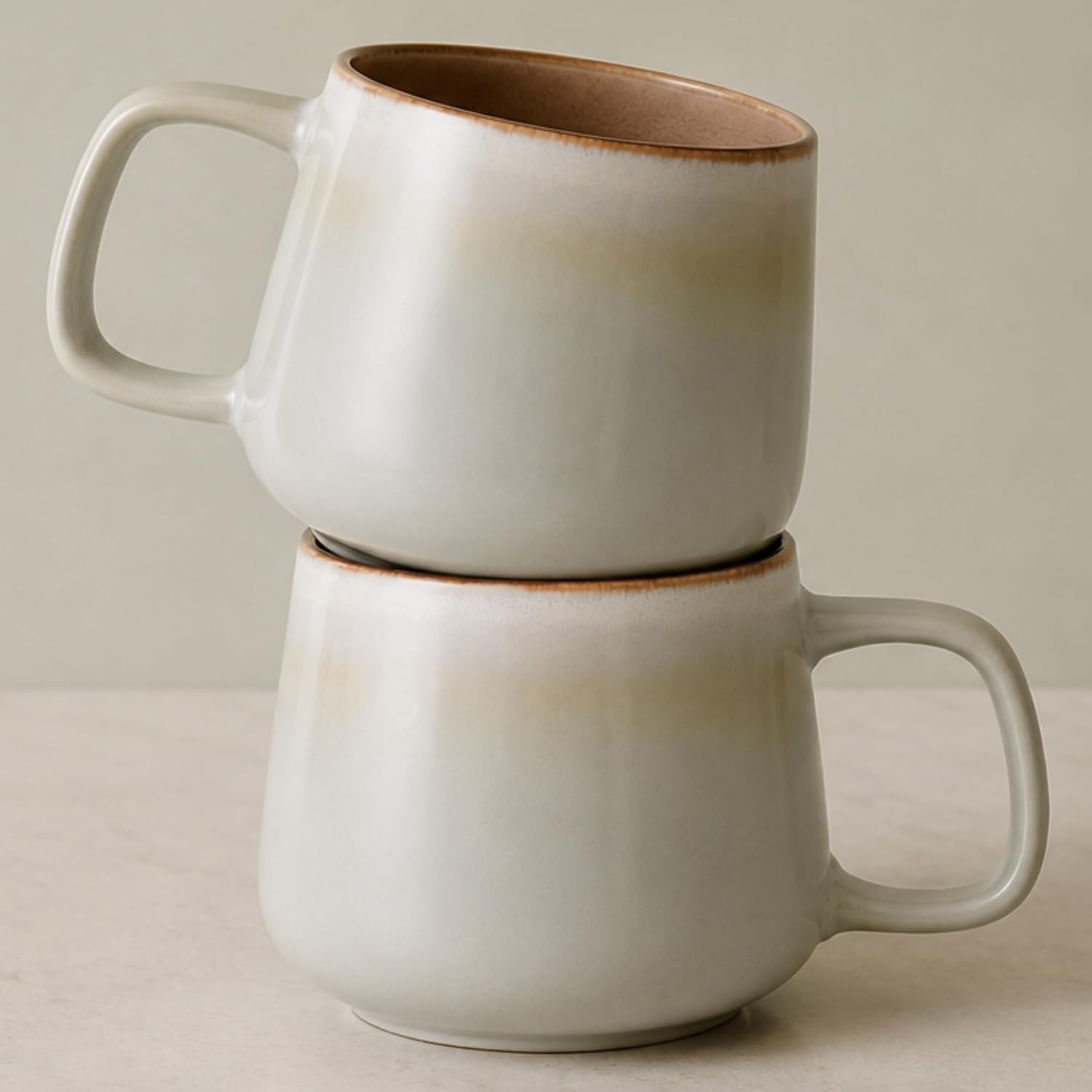 Ceramic Coffee Mugs Set of 2